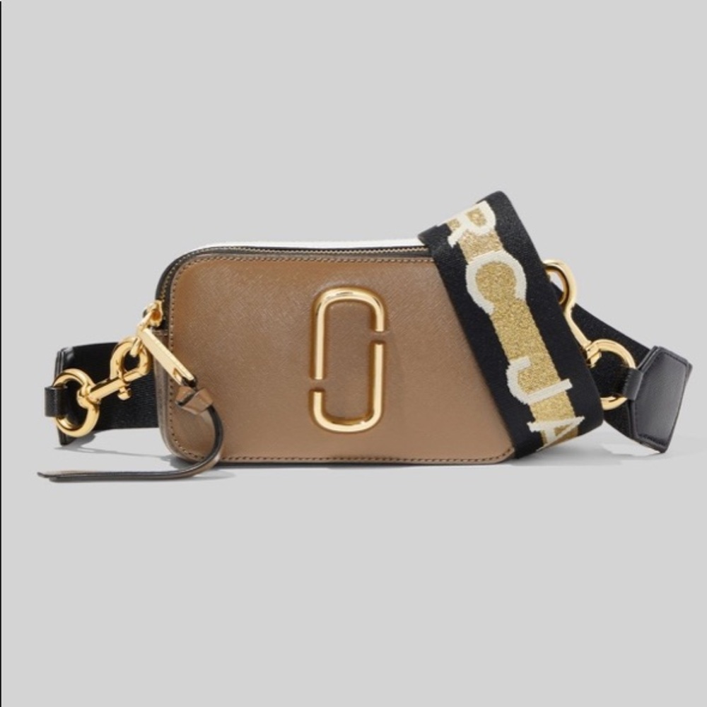 Marc By Marc Jacobs Tan and Black Crossbody Bag